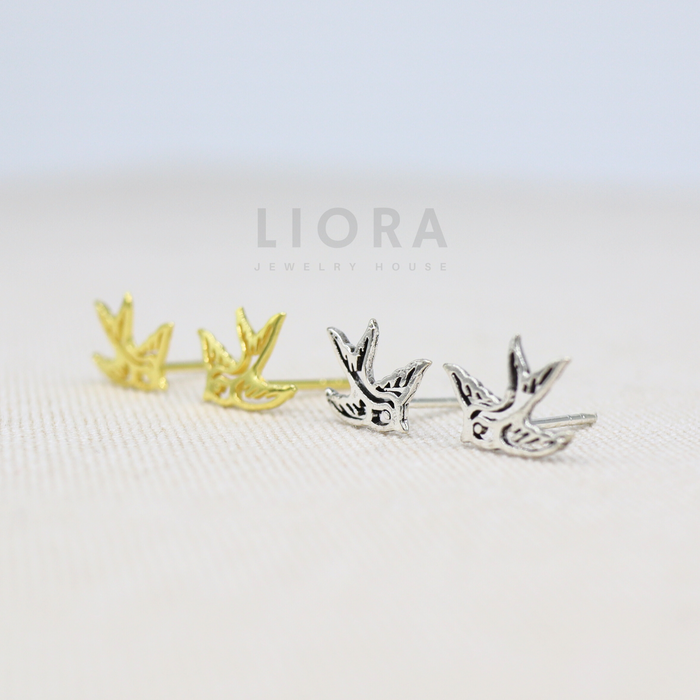 Swallow Stud Earrings