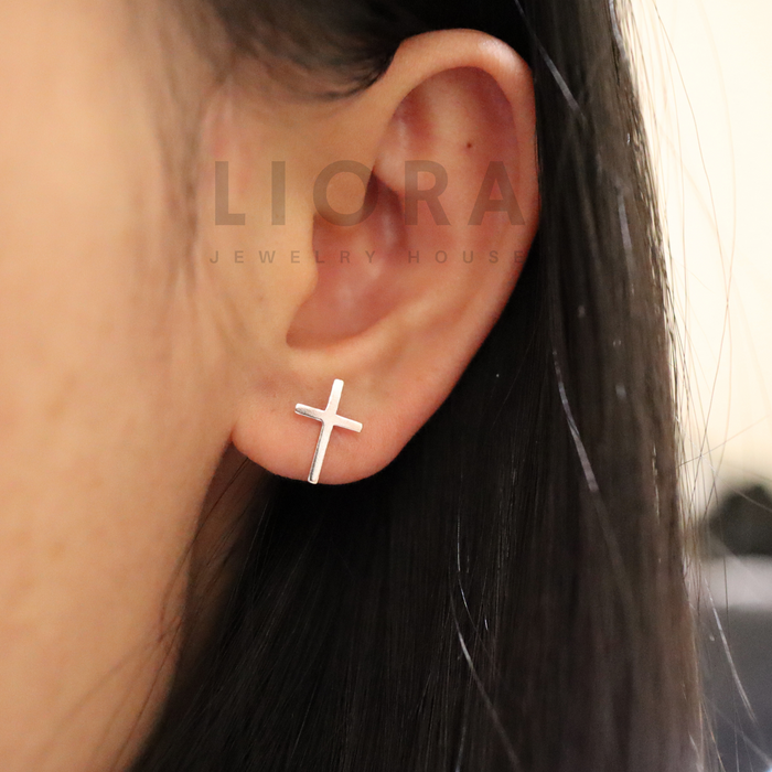 Cross Stud Earrings