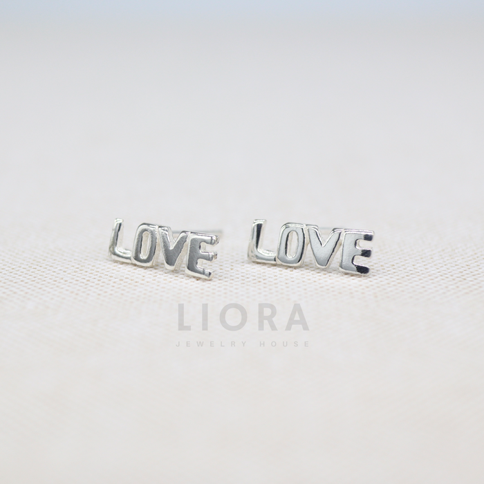 Love Letter Stud Earrings