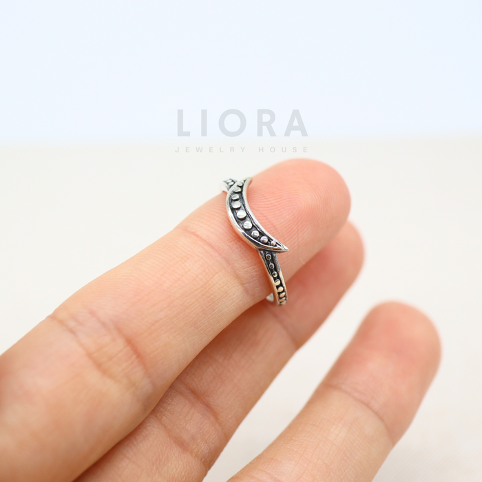 Crescent Moon Ring