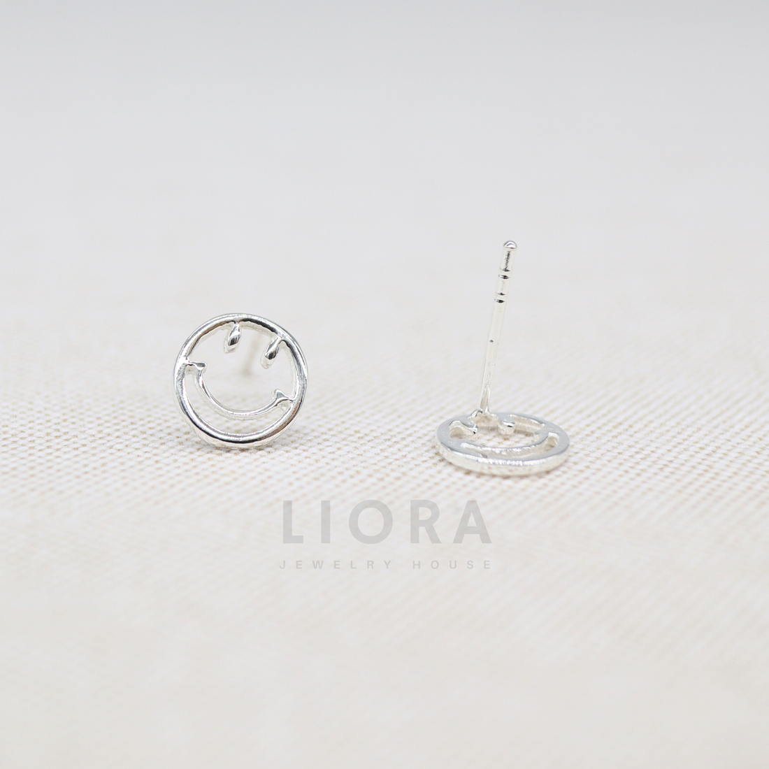 Smile face Stud Earrings