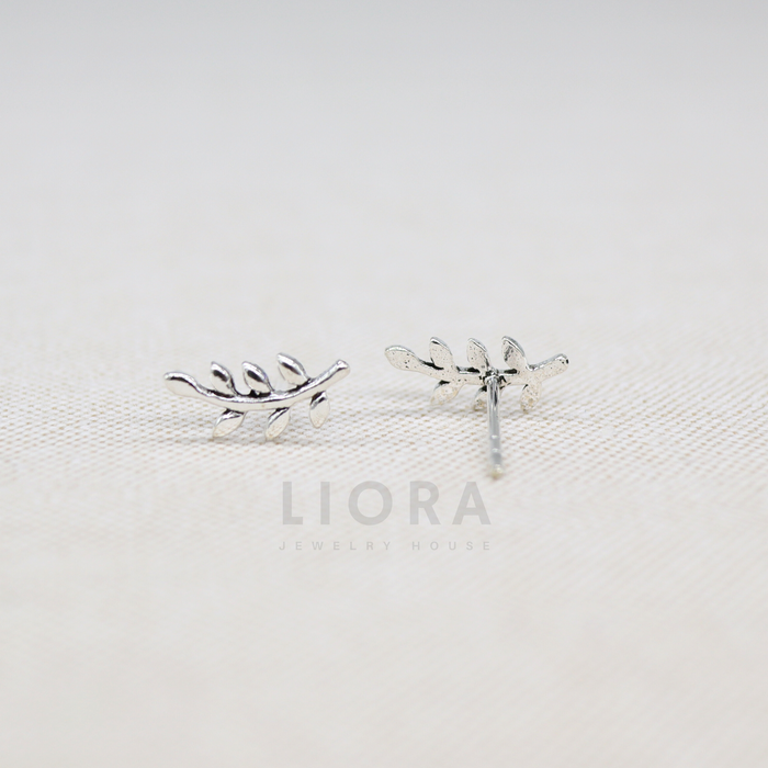 Olive Branch Stud Earrings