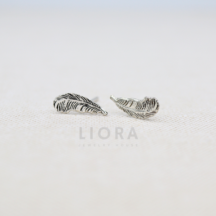 Feather Stud Earrings