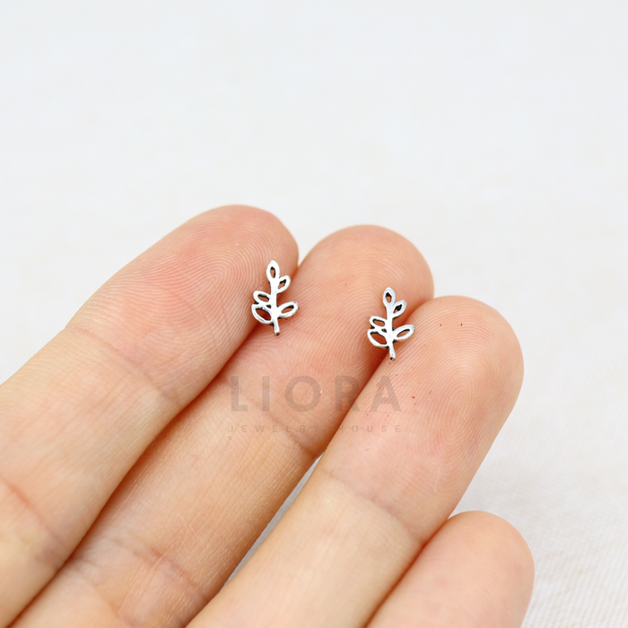 Leaf Stud Earrings