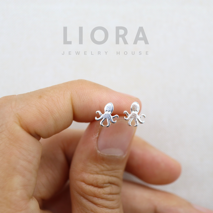 Octopus Stud Earrings