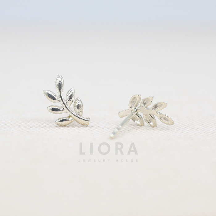 Olive Branch Stud Earrings