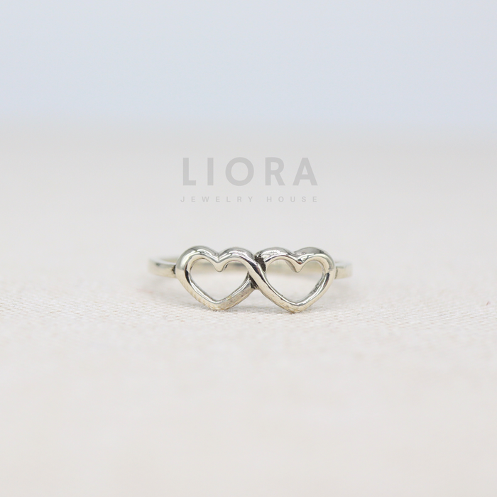 Double Heart Ring