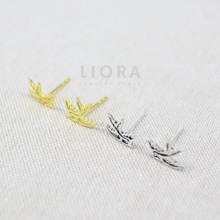 Swallow Stud Earrings