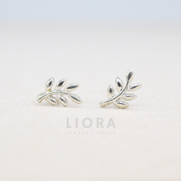 Olive Branch Stud Earrings