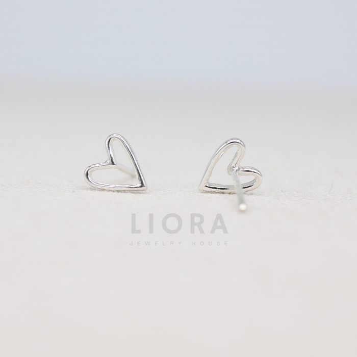 Heart Stud Earrings