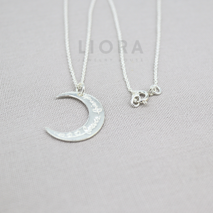 Moon Pendant Necklace