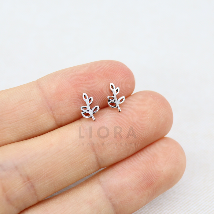 Leaf Stud Earrings