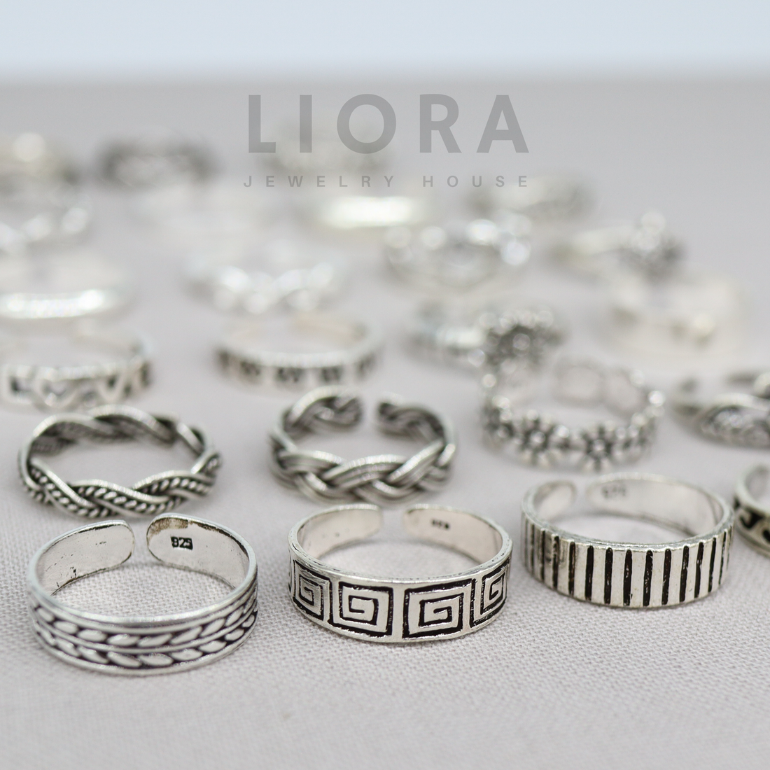 Mixed Toe Ring, Midi ring, Knuckle Ring,