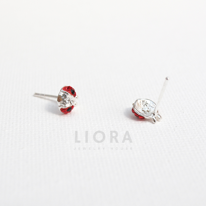 Lady Bug Stud Earrings