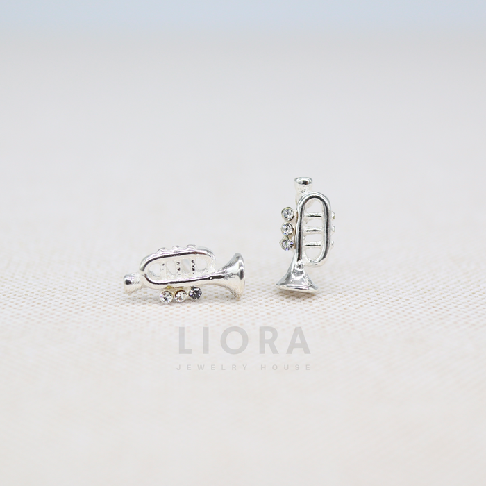 Trumpet Stud Earrings