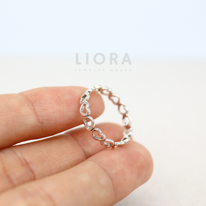 Heart Band Ring