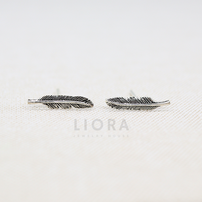 Feather Stud Earrings