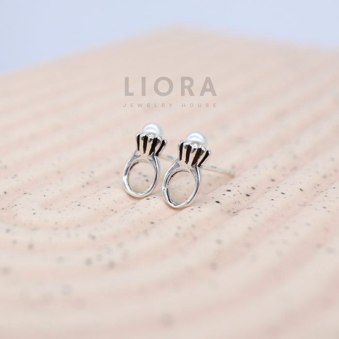 Ring Stud Earrings