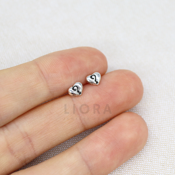 Heart Stud Earrings