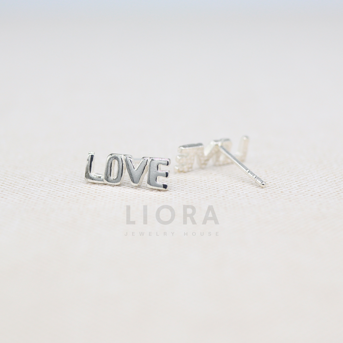 Love Letter Stud Earrings