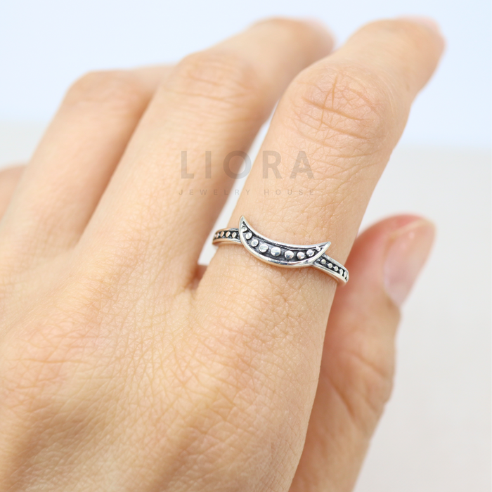 Crescent Moon Ring