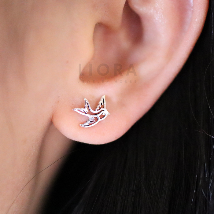 Swallow Stud Earrings