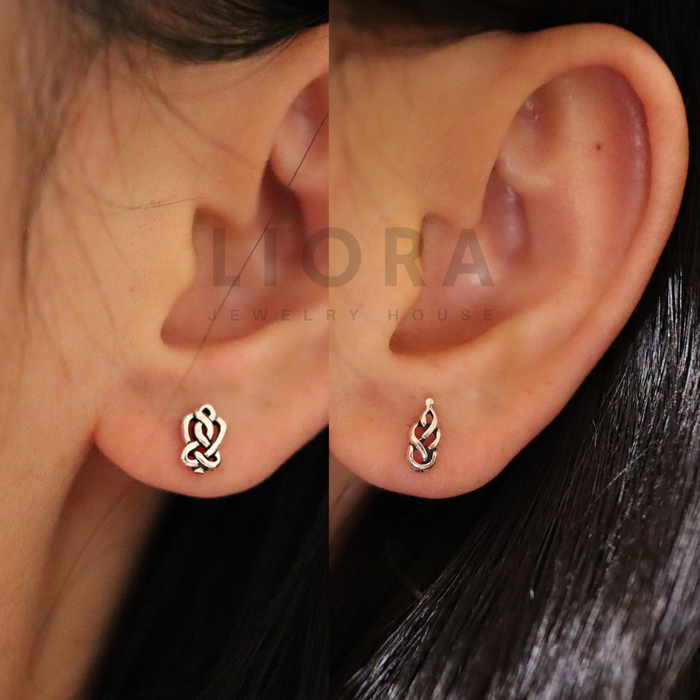 Celtic Knot Stud Earrings