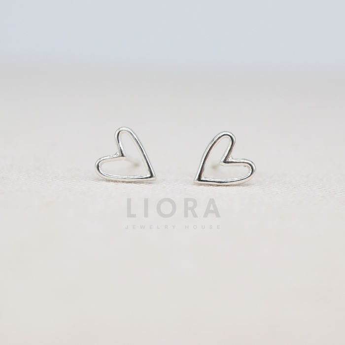 Heart Stud Earrings