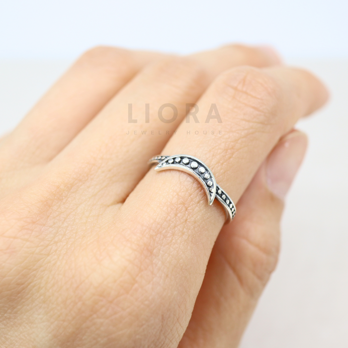 Crescent Moon Ring