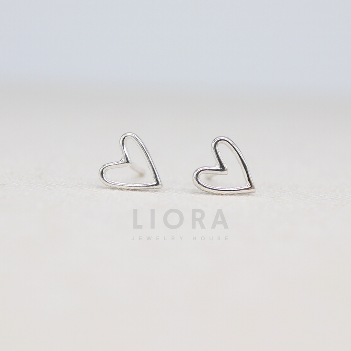 Heart Stud Earrings