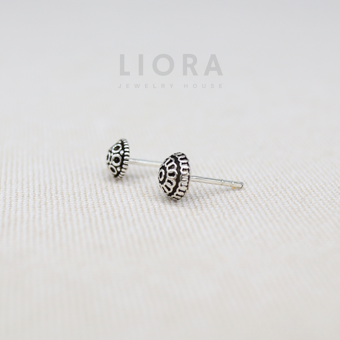 Mini Dome Stud Earrings