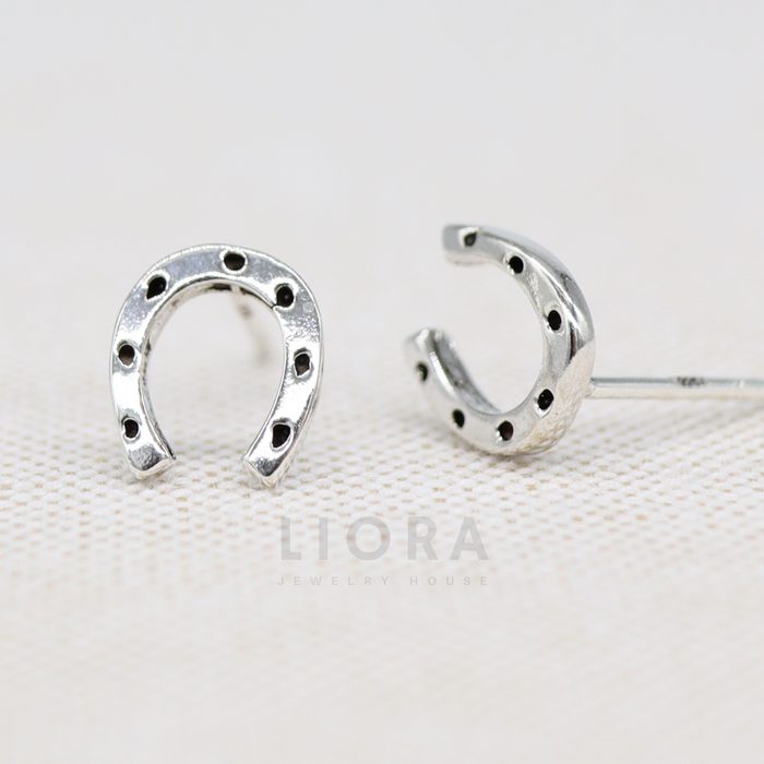 Horseshoe Stud Earrings