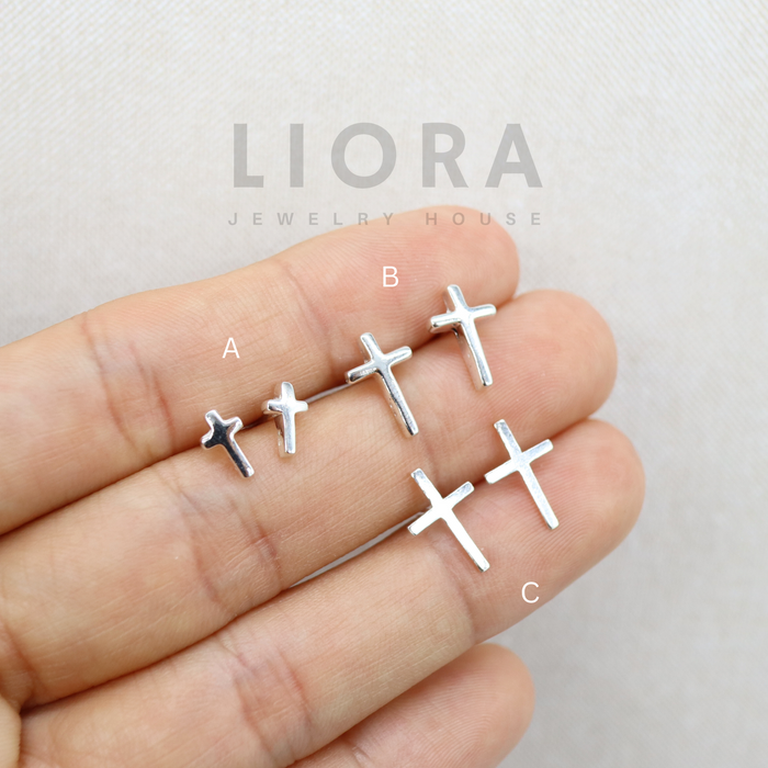 Cross Stud Earrings