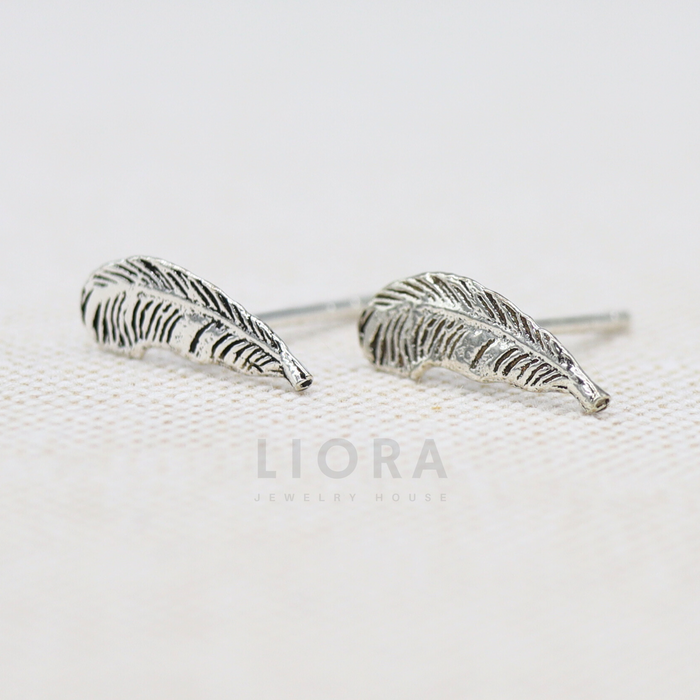 Feather Stud Earrings