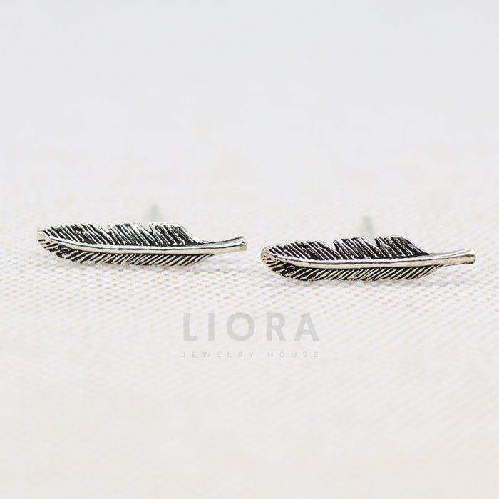 Feather Stud Earrings