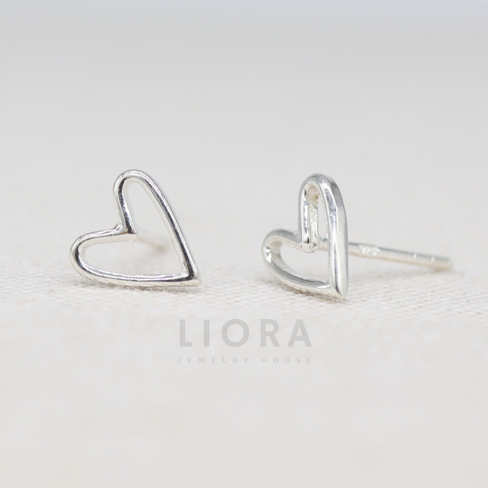 Heart Stud Earrings