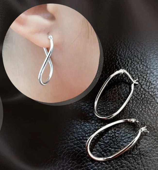 Twisted Hoop Earrings