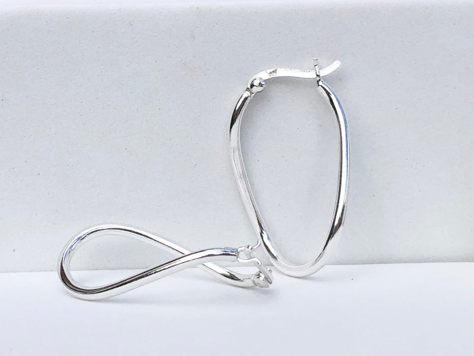 Twisted Hoop Earrings