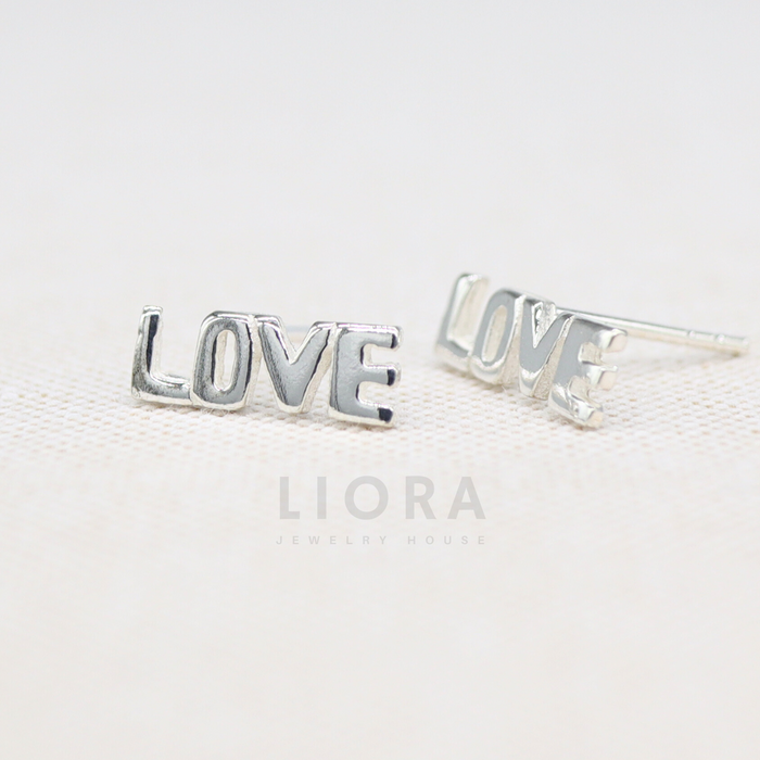 Love Letter Stud Earrings