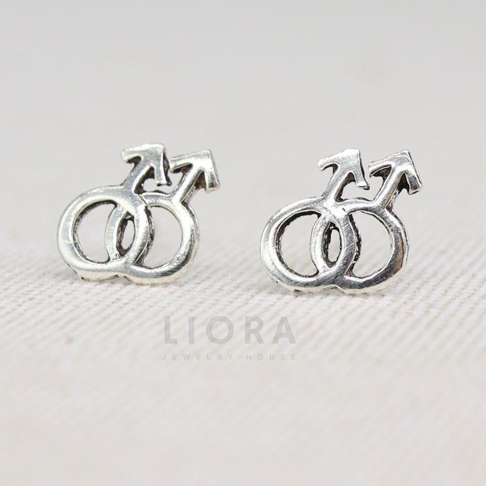 Male Homosexuality Symbol Earrings