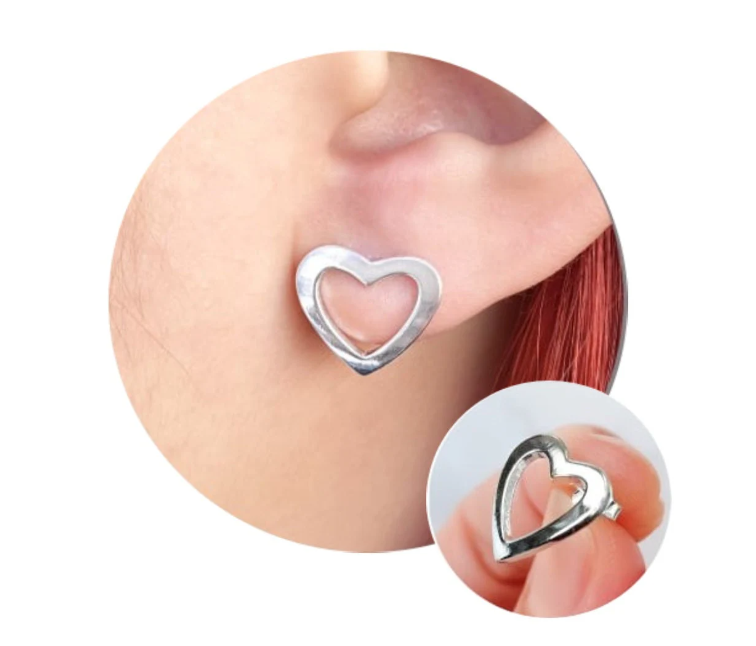 Heart Stud Earrings